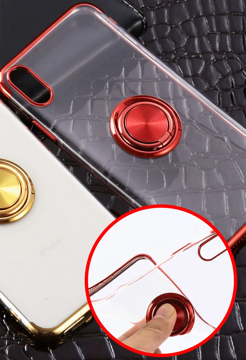 Ascromy-For-iPhone-X-Case-360-Rotatable-Ring-Holder-Kickstand-Magnetic-Car-Mount-Silicone-Cover-Coque-For-iPhone-XS-Max-XR-8Plus (2)