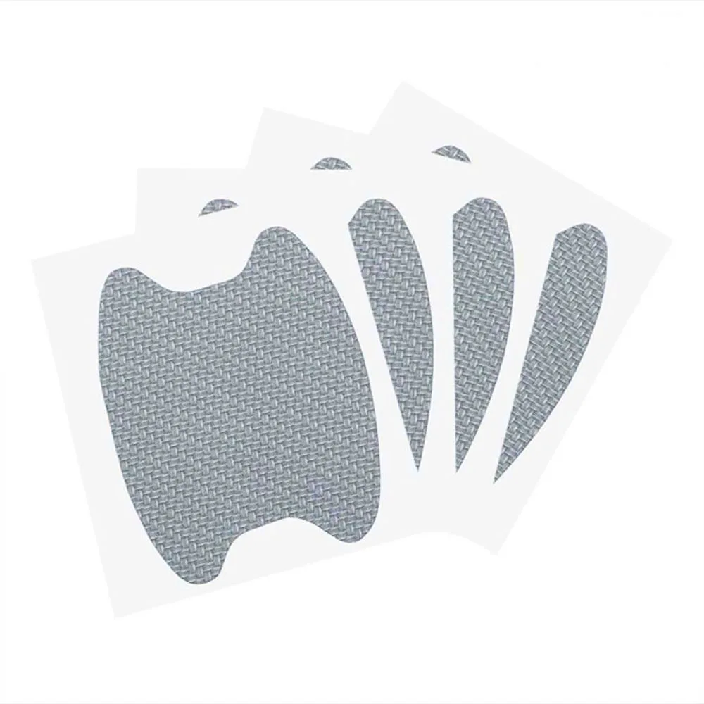 4Pcs Carbon Fiber Car Door Protective Film Bowl Stickers Protection Body Decoration Door Handle Stickers Decals Car Accessories (4)