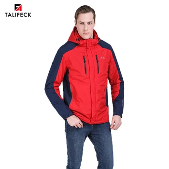 

2020 Spring Jacket Men Windbreaker Autumn Casual Cotton Padded Coat Hooded Windproof Jacket Parka Red Outwear Sports Male Coats