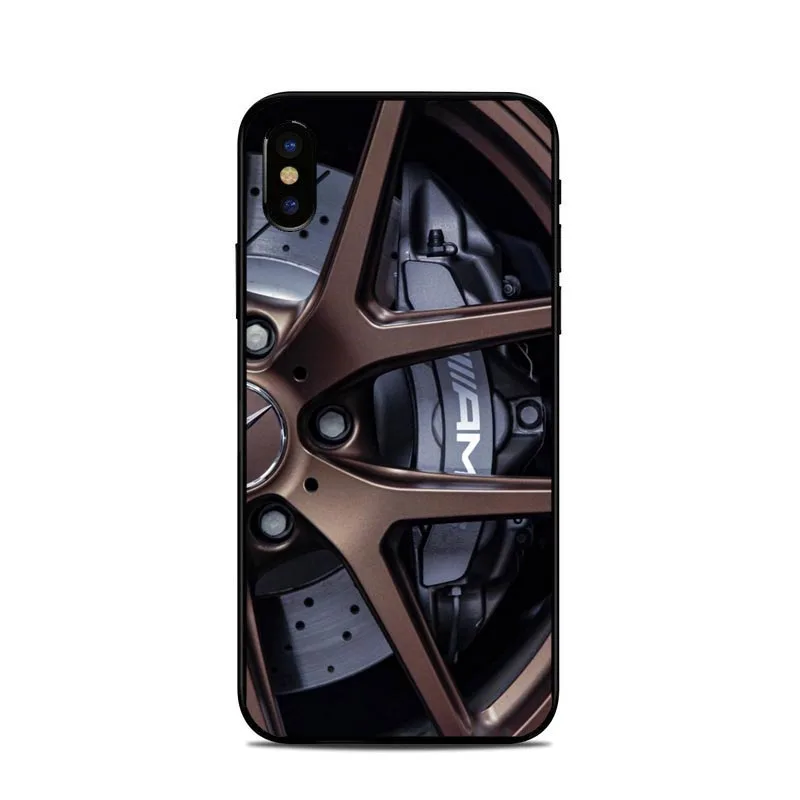جديد موتورسبورت AMG الاطارات لينة السيليكون غطاء حقيبة لهاتف أي فون XS ماكس XR 6 S زائد 7 7 زائد 8 8 زائد X الكلاسيكية سيارة موستانج الهاتف حالات