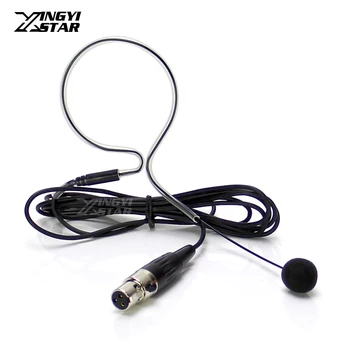 

Mini XLR 3 Pin TA3F Single Earhook Mic Headset Microphone For SAMSON Synth 7 UB7 UR7 PXD2 UT1 ST2 Wireless Bodypack Transmitter