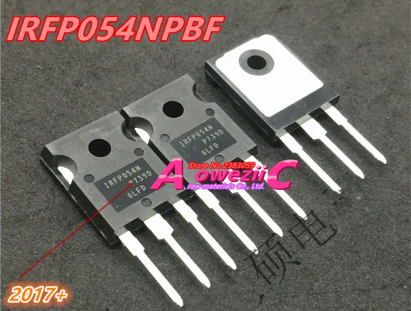 

Aoweziic 2017+ 100% new imported original IRFP054NPBF IRFP054N TO-247 MOS tube field effect transistor 81A 55V