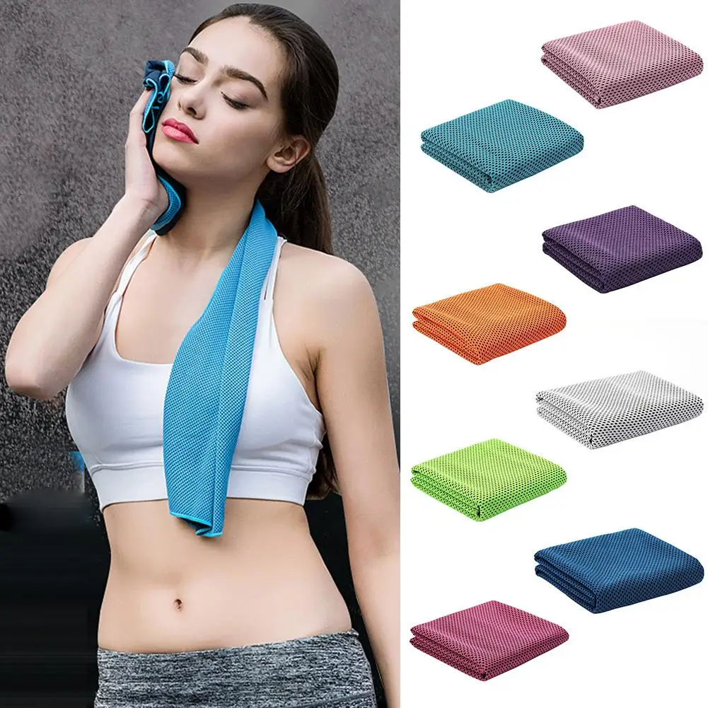 

Double Layer Water Absorbent Summer Sports Cooling Towel Quick Drying Washcloth