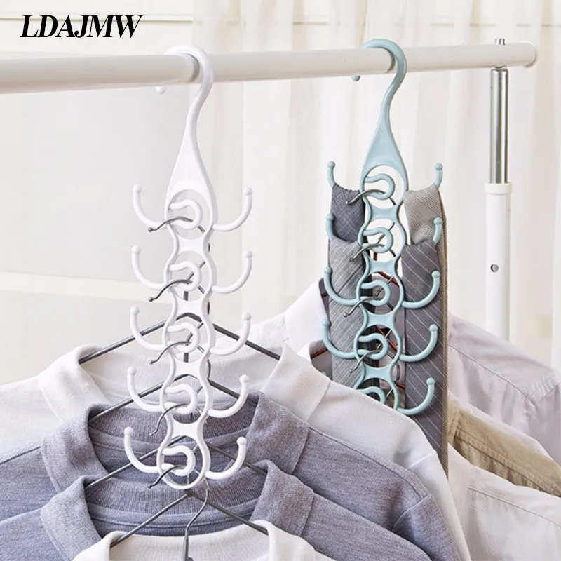 Wardrobe Hanging Belt Hanger With Hook Hanger Multifunctional Storage