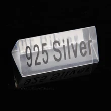 Hign качество прозрачный акриловый 925 Серебряный знак счетчик упаковочная бирка для сережек ювелирный магазин аксессуары необходимости Lable 6 шт./партия