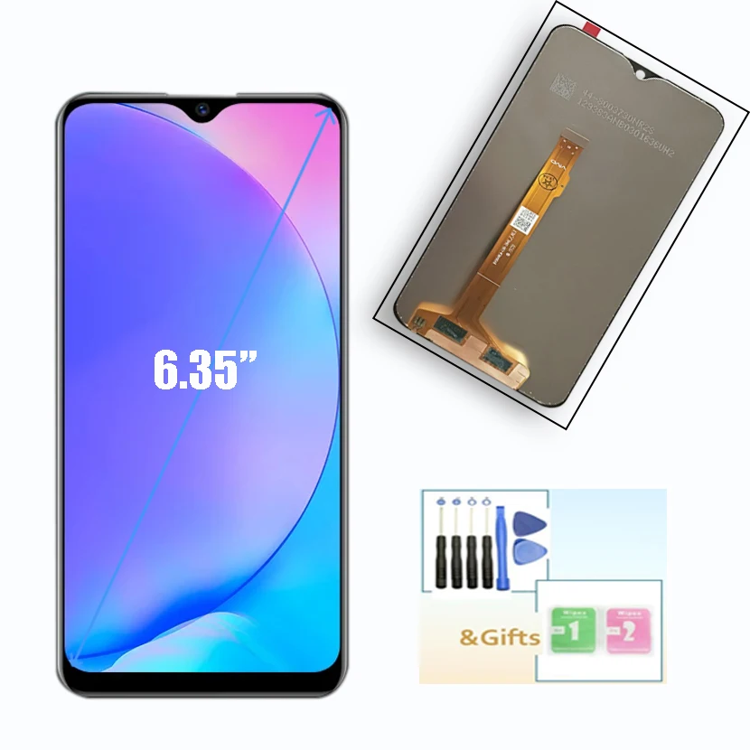 Сменные детали для Vivo y17 y 17 ЖК-дисплей с сенсорным экраном 6 35 дюйма оригинал |