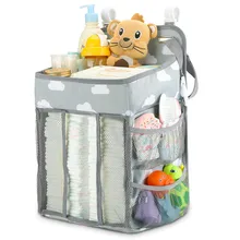 Baby Newborn Hanging Diaper Caddy Organizer Diaper Stacker for Changing Table