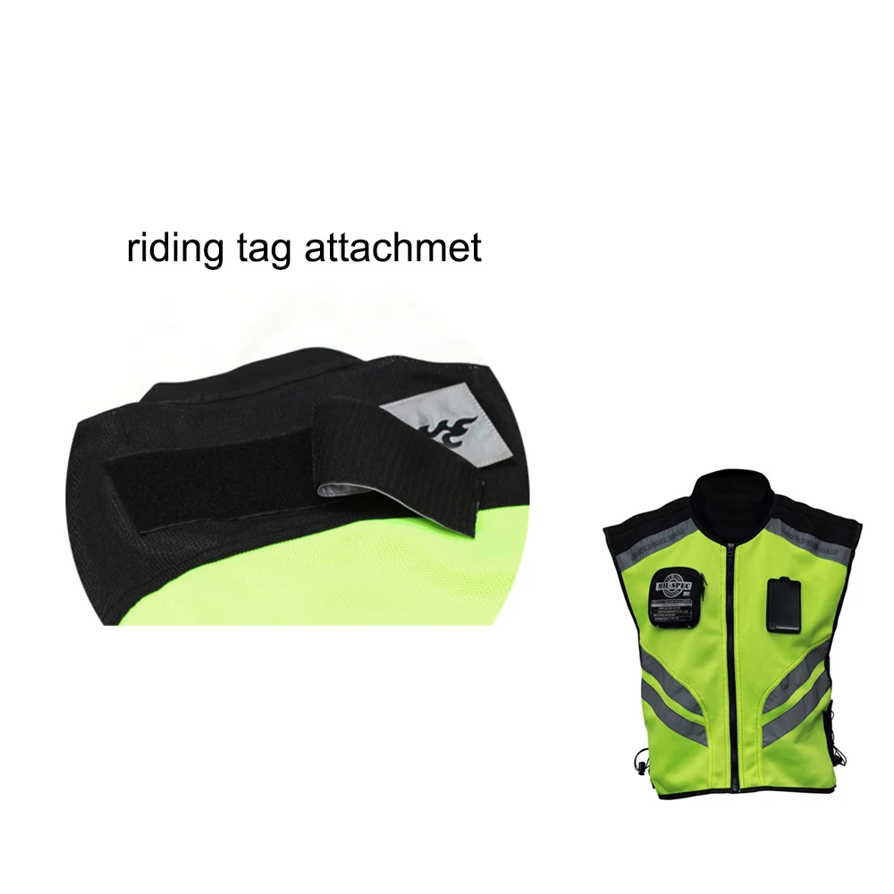 Спортивный мотоциклетный светоотражающий жилет с высокой видимостью, флуоресцентный защитный жилет для езды, гоночная куртка без рукавов, мотоэкипировка