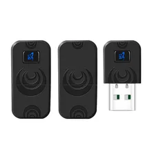 2 4G Wireless Bluetooth Audio Transmitter Receiver Adapter for Mac TV Switch PS4 PC Bluetooth USB Dongle Headphone Receiver