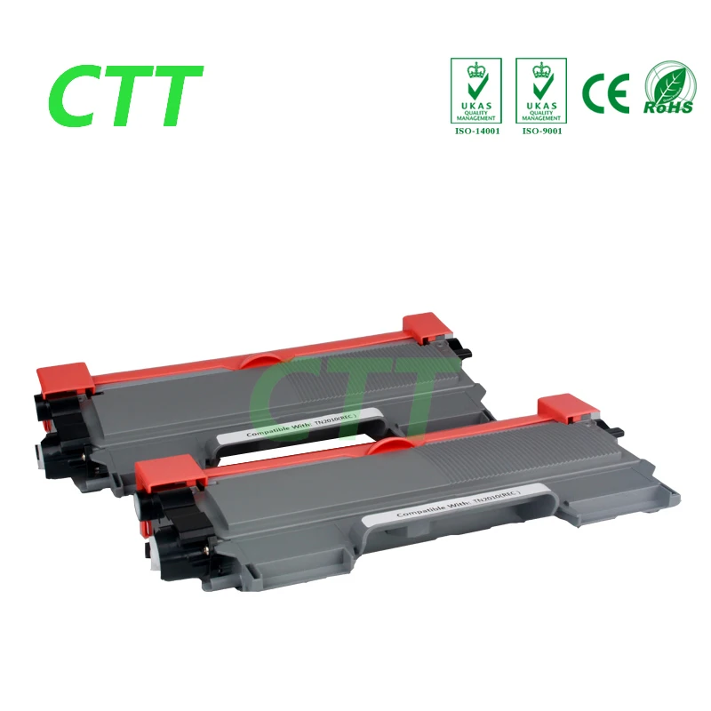 CTT TN2010 TN 2010 ( 2 Pack ) Black Laser Toner Cartridge Compatible