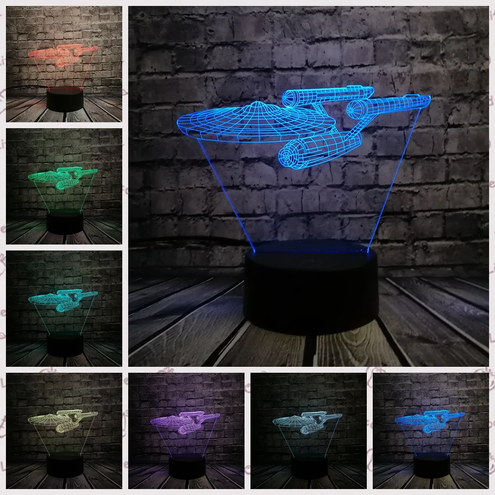 3D лампа НЛО Вселенной Knight йода джедай воин Trek смерть с изображением из «Звездных войн светодиодный ночной Светильник многоцветный мультфильм игрушки Luminaria Лава