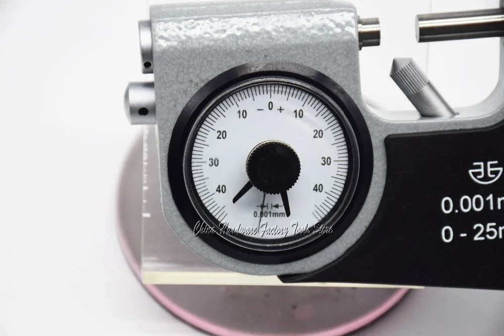 Вне рычаг микрометр индикатор 0-25 мм 0,001 мм кнопки микрометр Дейл толщина микрометров высокого качества микрометров