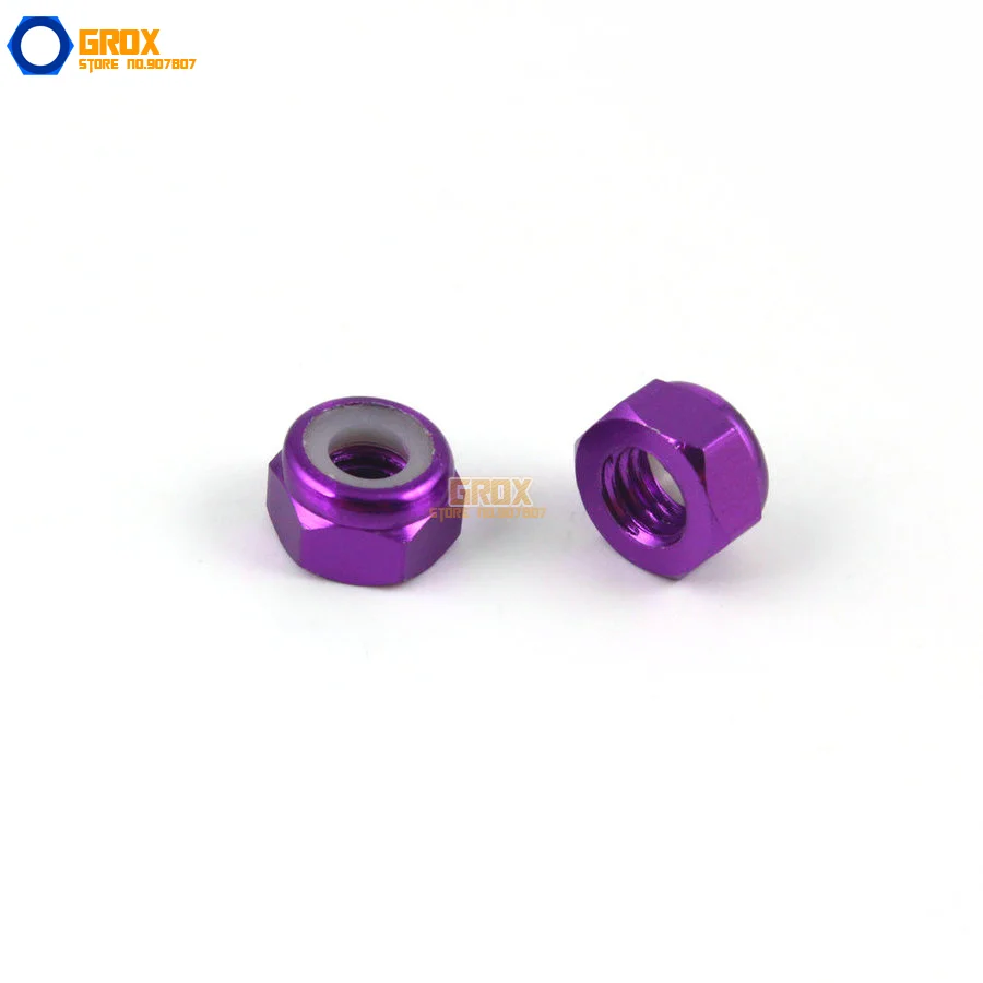 Fastrax M3 Purple Locknuts FASTM3P