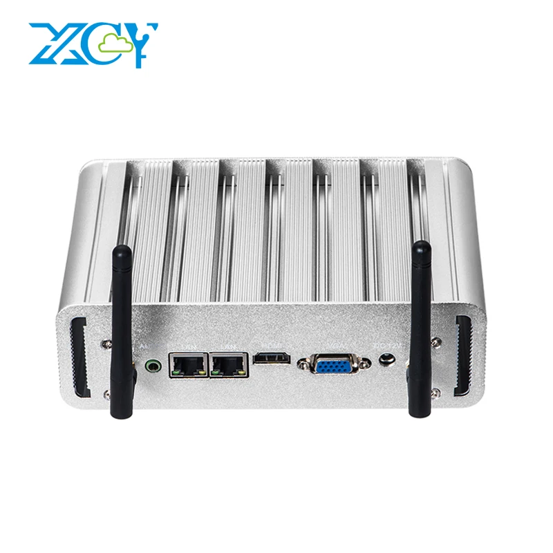

XCY Mini PC Intel Core i7 5500U i5 5200U i3 5005U Windows 10 Dual NIC Ethernet 2xRS232 HDMI VGA WiFi 4xUSB Industrial Micro PC