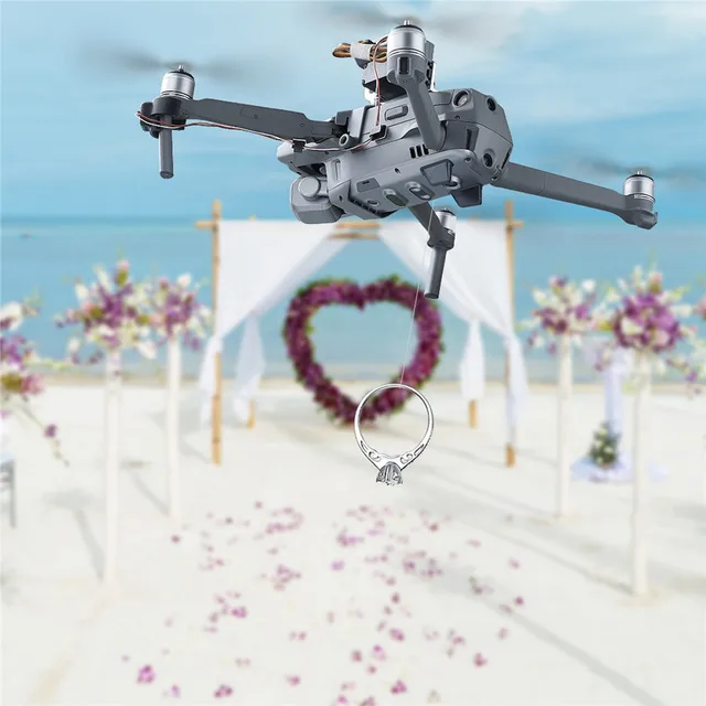 $44.09  Drone Air Thrower For DJI Mavic 2 Pro Zoom Wedding Ring Gift Fishing Bait Emergency Aids Delivery R