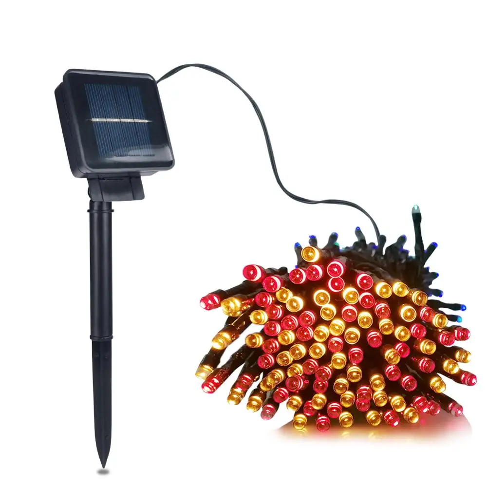 

Vacamm LED Solar Garden Lawn Lamps Light Outdoor Dancing Decorative String Lamp Waterproof 2 Modes Long bright+single Flash