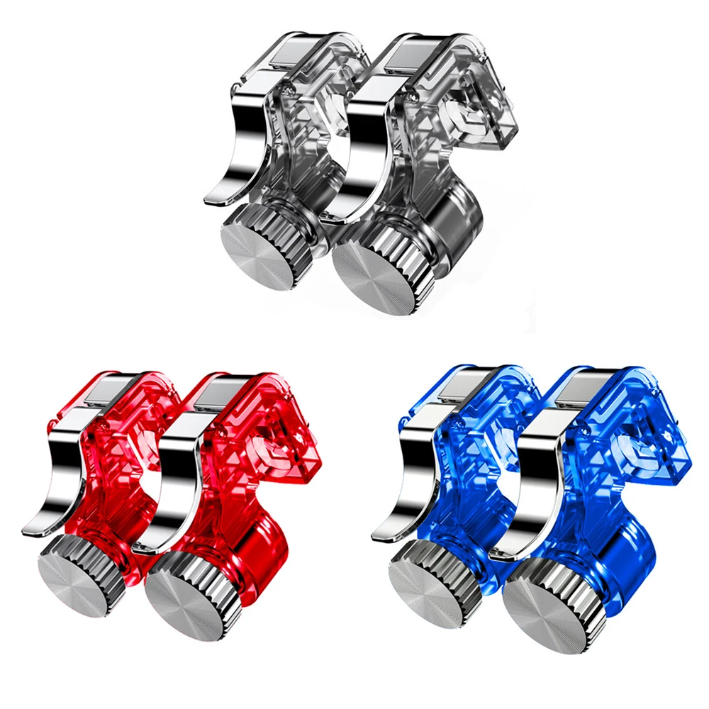 

1 Pair Mobile Gaming Trigger for PUBG Metal Mobile Trigger Gamepad Gaming Shooter Controller Fire Button Aim Key