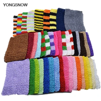 

20*23cm Chest Children Elastic Crochet Chest Wrap Girl Fabric Knit Headbands Tutu Tube Tops DIY Children Skirt Dress Accessories