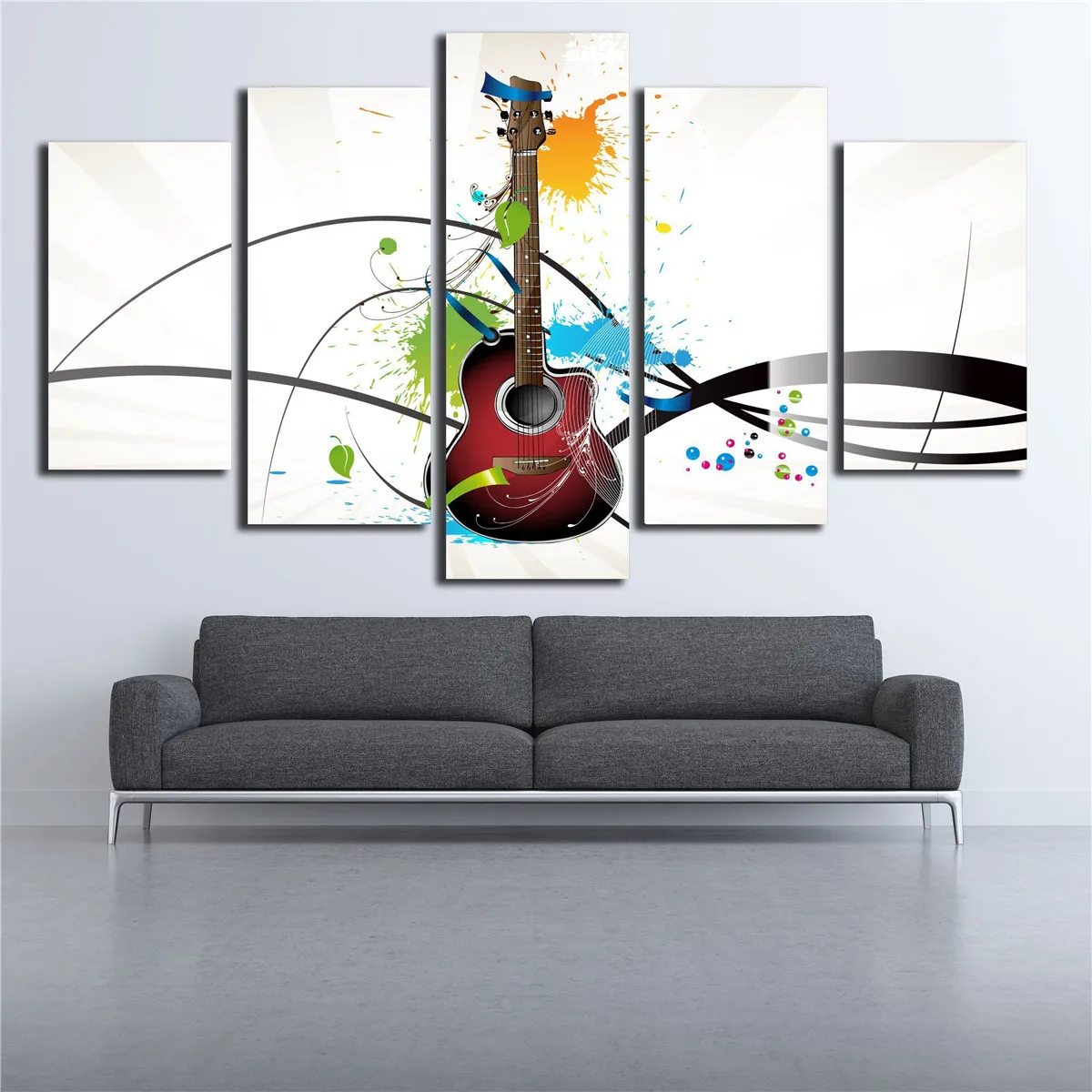 Buy 5 Piece Canvas Art Music Room Decor HD Printed
