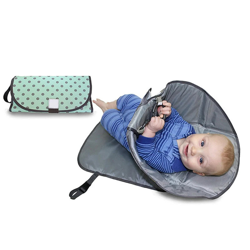 Goede Baby Luier Pad Waterdicht Draagbare Babycommode Nappy Urine Scheiding Verpleging Pad Vouwen Luier Tas Hangt Wandelwagen Vel