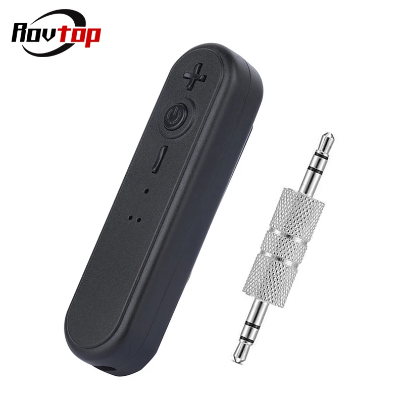 

Rovtop 3.5mm Jack Aux Bluetooth Transmitter Audio Receiver Speaker Adapter Music Handsfree Bluetooth Car Kit Clip Aux Adapter Z2