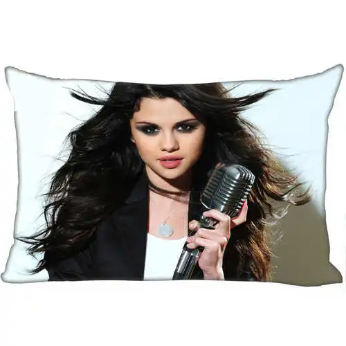 Best наволочки на заказ selena_gomez (1) @ bedroom Home Rectangle наволочка на молнии (одна сторона) @ 1205-05-06-300
