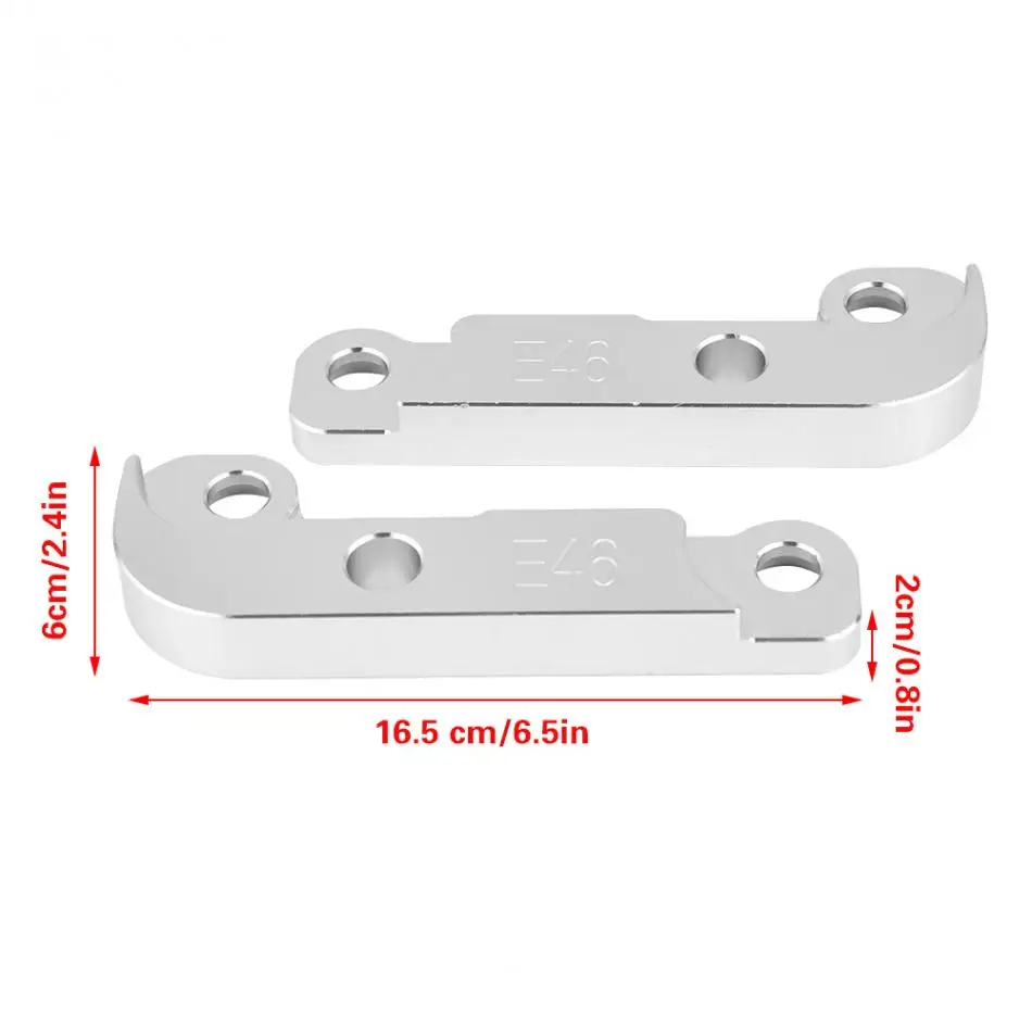 Алюминий Мощность настройки Drift замок Adapter Kit увеличение угол поворота 25 для BWM E46 M3 передачи и трансмиссии Алюминий