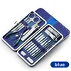 Comprehensive 18 in 1 Stainless Steel Manicure set Professional Nail clipper Kit of Pedicure Tools Ingrown ToeNail Cutter ► Photo 3/6