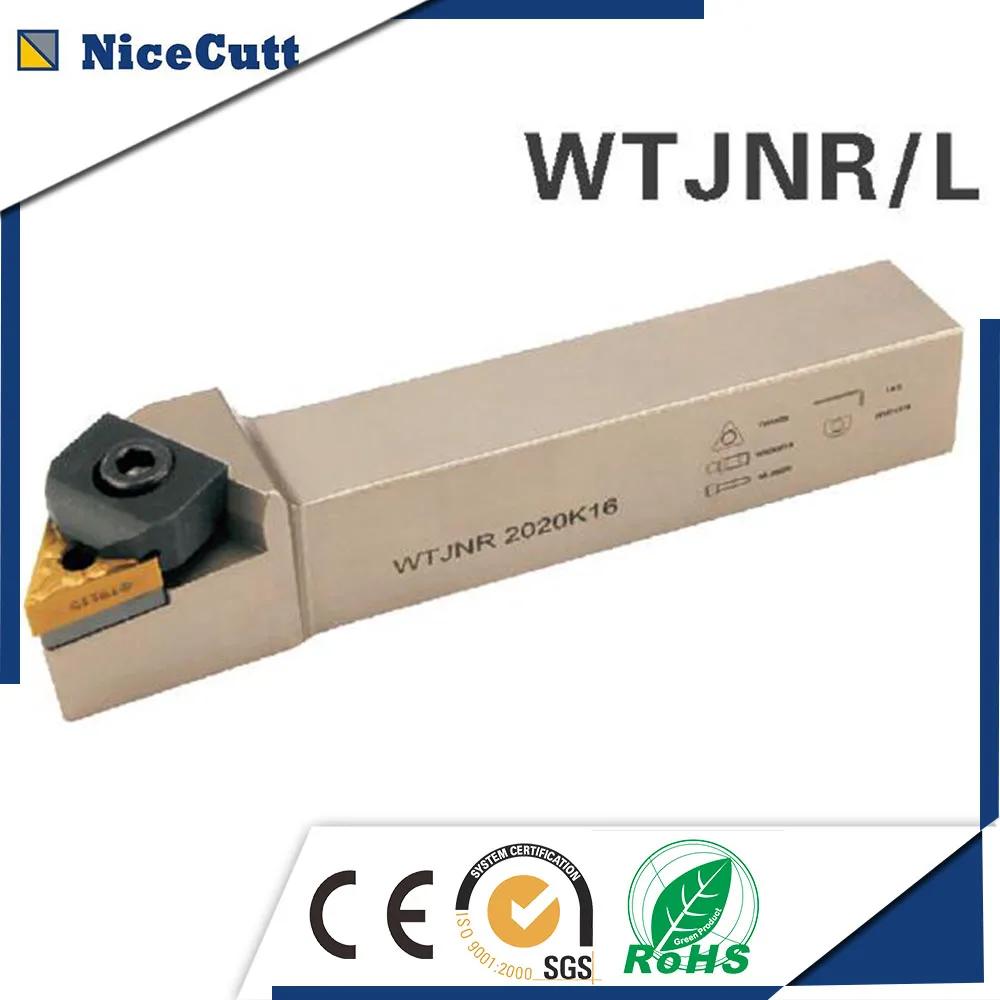 

WTJNR2525M16 Nicecutt External Turning Tool Holder for TNMG insert Lathe Tool Holder
