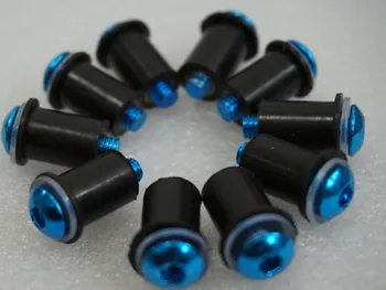 

10ps M5 blue Windscreen Bolts Screws Windshield screw Kit Universally fits for SUZUKI for Honda for Kawasaki for Ducati