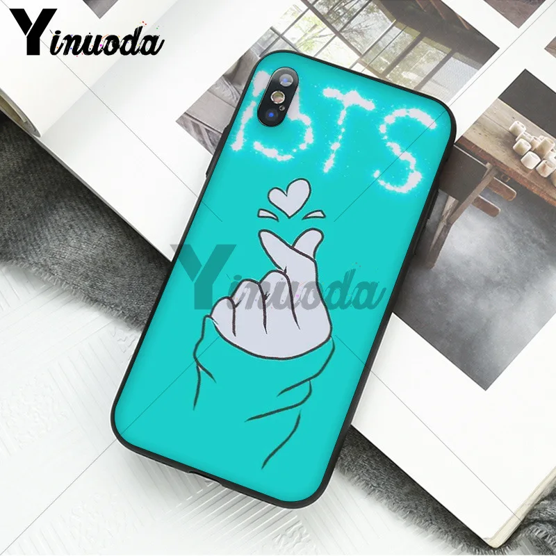 Love on the finger kpop heart