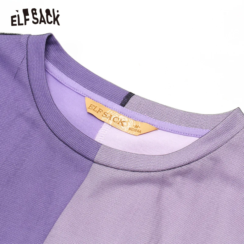 ELFSACK кружевные лоскутные женские платья модные уличные с мультяшным принтом