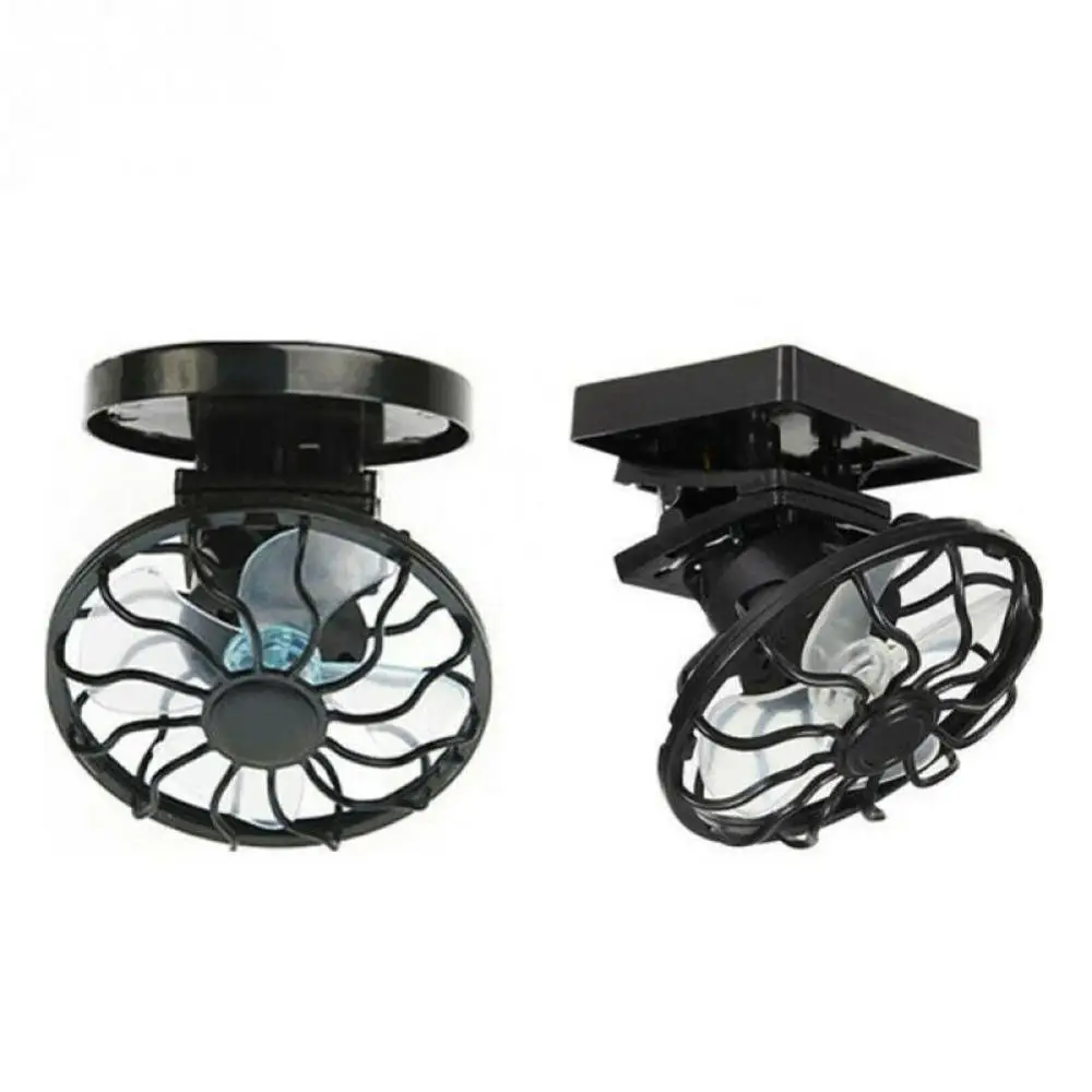 

Solar Fan Solar Cooling Fan Clip-on Mini Solar Power Portable Fan For Camping Traveling Fishing Climbing Playing Golf