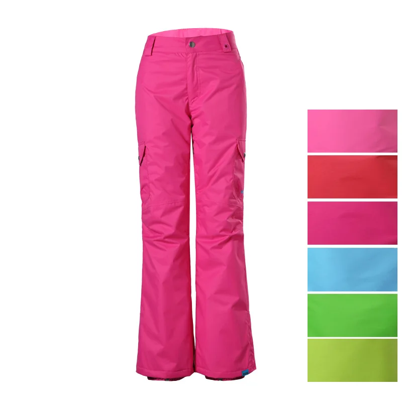

2016 Women Skiing Pants GSOUSNOW Waterproof Pants Snowboard Pants Breathable Windproof Winter Warm Trousers outdoor For hiking