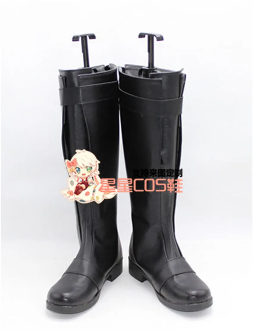 

Touken Ranbu Daikokane Sadamune черные длинные ботинки для косплея X002