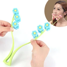 Ролик-массажер портативный цветок Форма против морщин лица-лифт для похудения