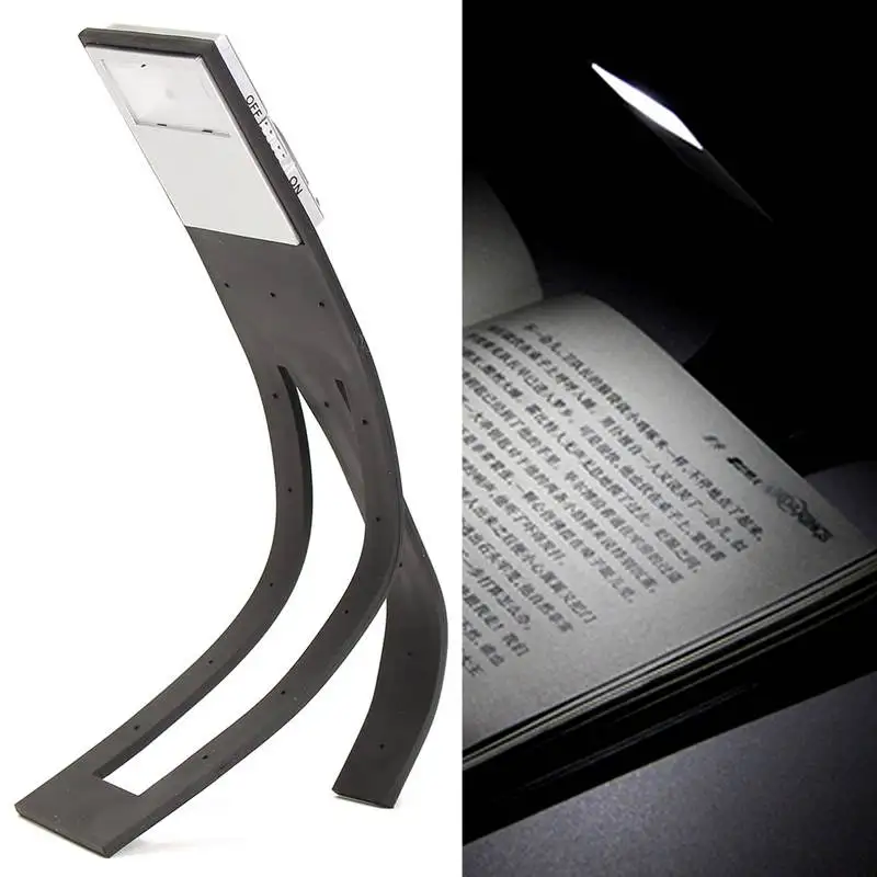  Travel Flashlight Flexible Clip On LED Booklight Night Light Lamp Desk Reading Book Lamp Bright Whi - 32811168475