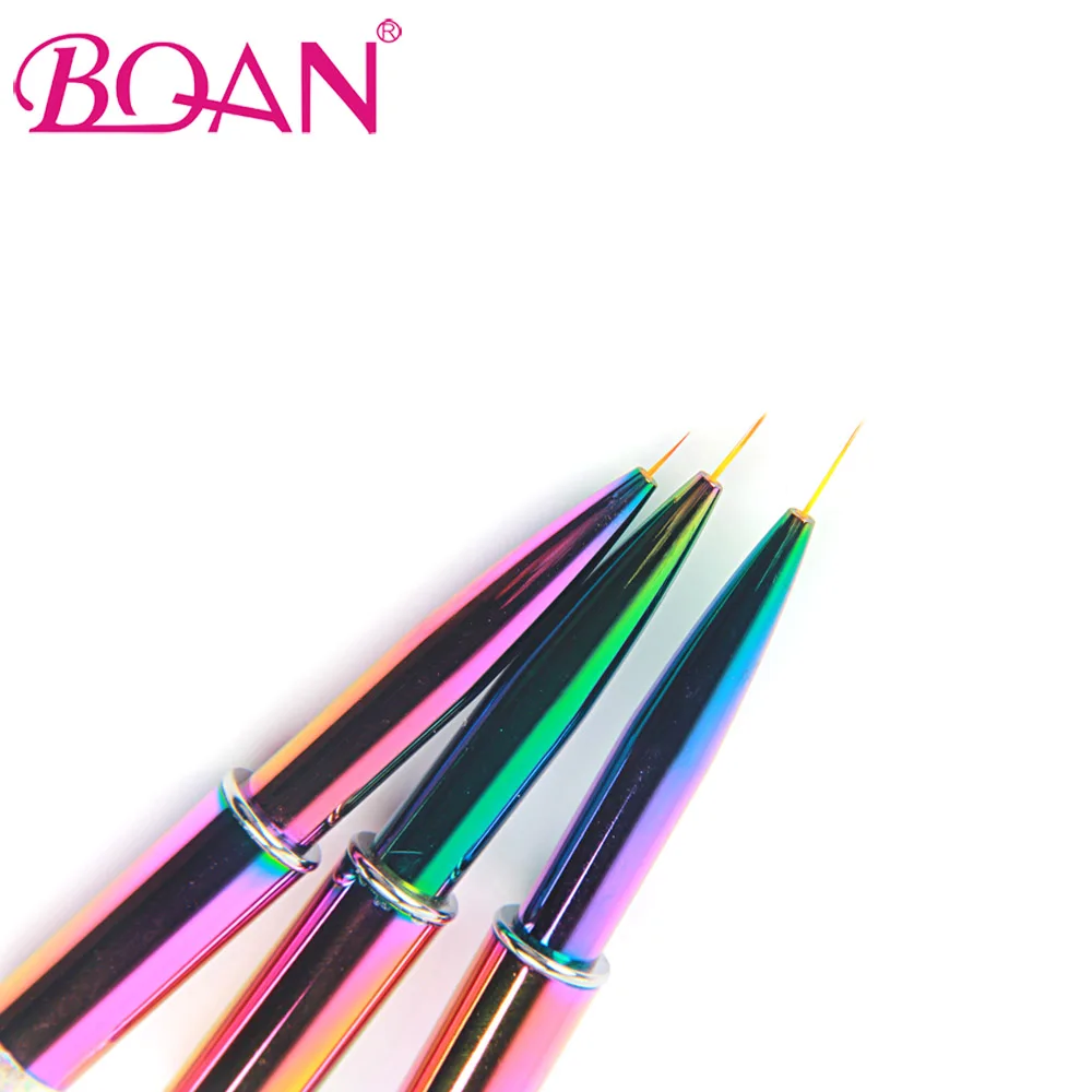 BQAN Nail Art Liner Painting Pen 3D Советы DIY акриловые кисти для УФ-геля Набор для рисования цветок линия сетка французский дизайн Маникюрный Инструмент