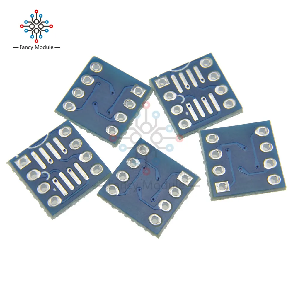 

10PCS SOP8 SO8 SOIC8 TO DIP8 Interposer board pcb Board Adapter Plate New