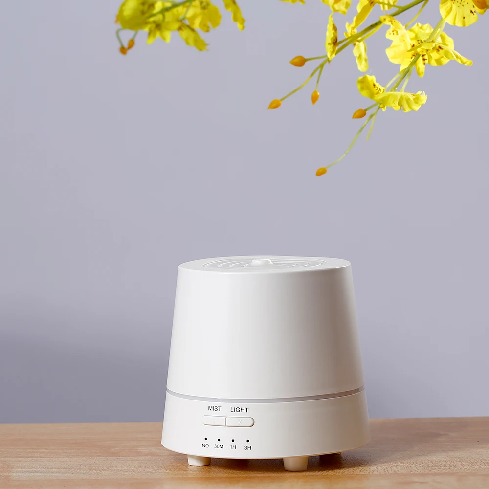 

DC24V EU US Plug Aroma Diffuser Ultrasonic Air Humidifier Night Light Wooden Stake Shape Essential Oil Diffuser