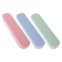 Портативная коробка для хранения столовой посуды столовые приборы Дорожный Чехол для канцелярских принадлежностей палочки для еды Ложка Вилка для школьных бенто набор столовых приборов 1 шт