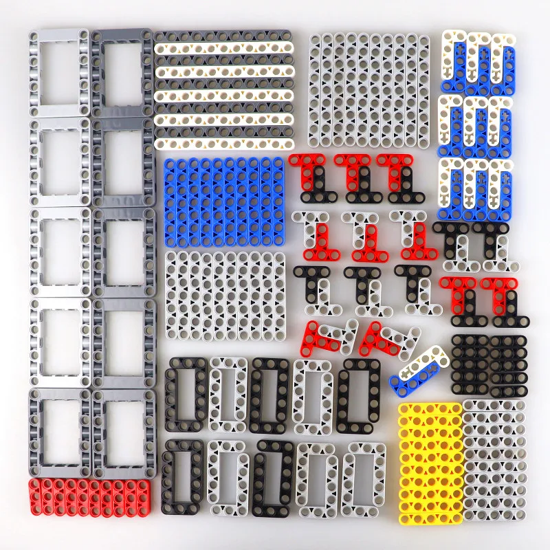 

160pcs/set LegoINGlys Technic Parts Liftarm Beam Cross MOC Assessory Model Children Building Blocks Enlighten Creator Toys Brick