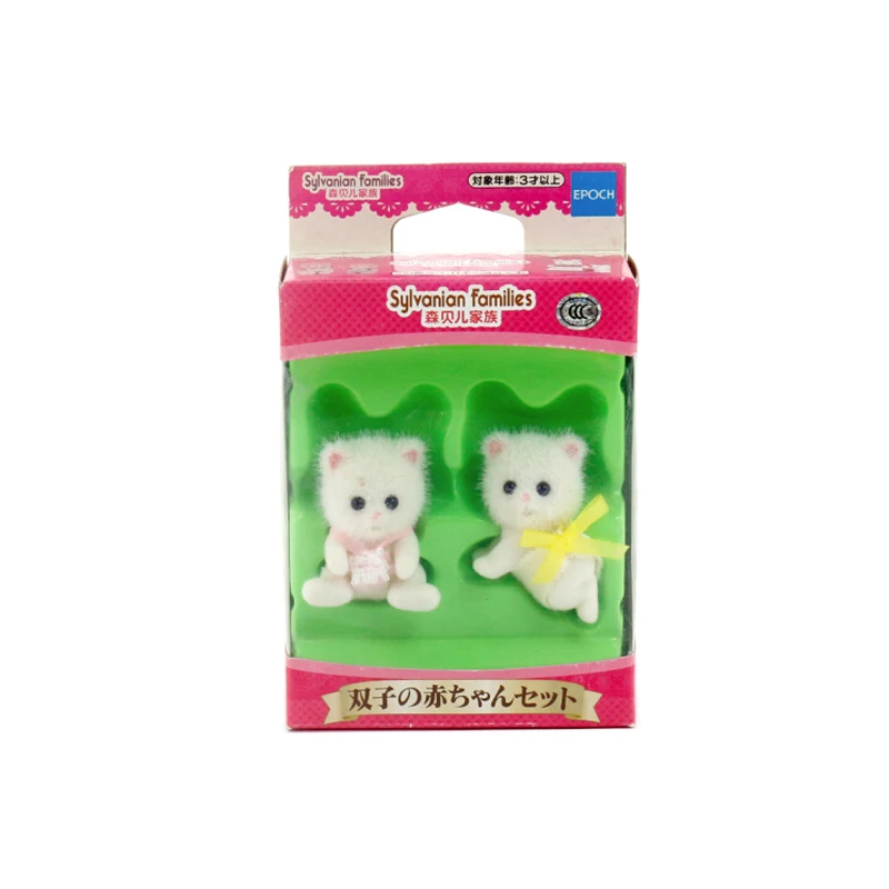 sylvanian families silk cat baby