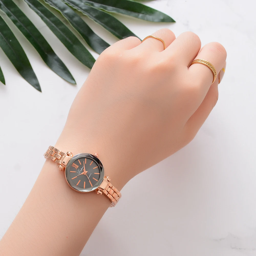 

Watch quartz reloj womens Silver feminino Watches wristwatch kol dress mujer Bracelet gold Ladies saati Rose Women