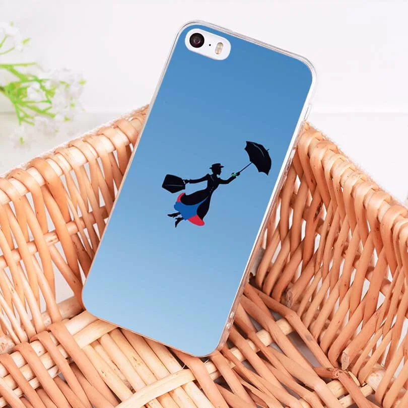 MaiYaCa Mary Poppins прозрачный мягкий ТПУ чехол для телефона чехол для iPhone X XR XS MAX 6 6s 7 7plus 8 8Plus 5 5S 11promax чехол coque