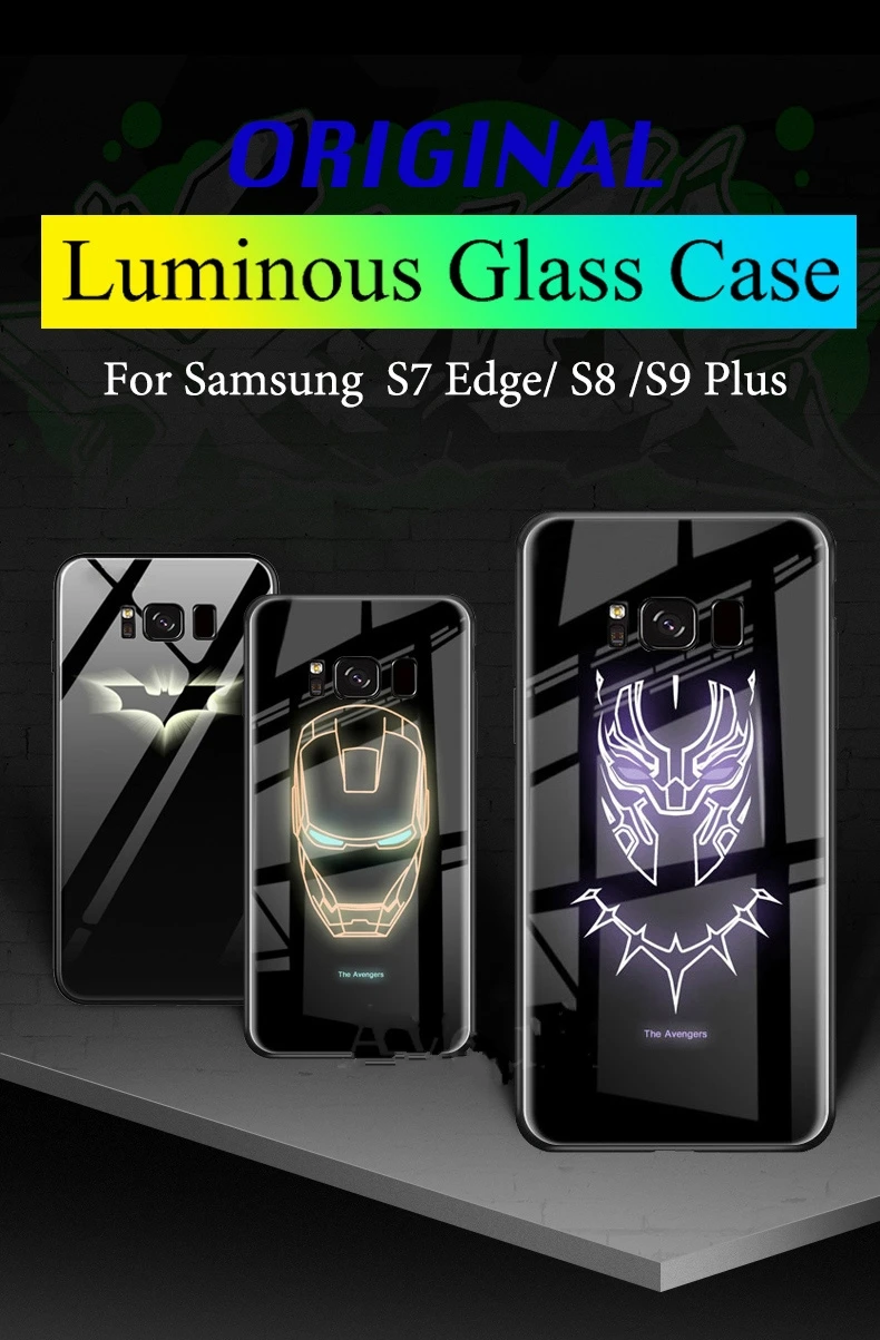 Marvel Luminous Glass Phone Case For Samsung Galaxy - Super Comics Online 27