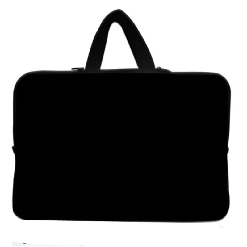 17'' 17.3'' 17.5'' Soft Plain Black Laptop Notebook Sleeve Case Carry
