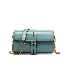 PAYOT кожаные сумки через плечо для женщин сумки кросс боди женские Новые повседневные сумки на плечо Маленькие коровья кожа цепи женские сумки через плечо