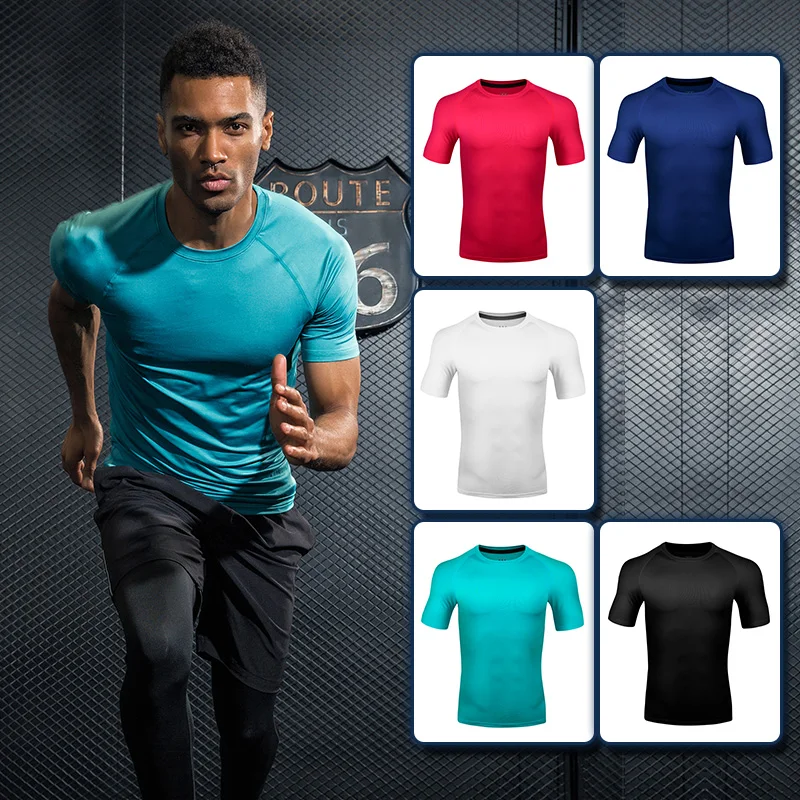 2019 новая спортивная рубашка мужская футболка gym training Мужская футболка stretch tight sports T-shirt майка для бодибилдинга и фитнеса 2019 новая спортивная рубашка мужская футболка gym training Мужская футболка stretch tight sports T-shirt майка для бодибилдинга и фитнеса