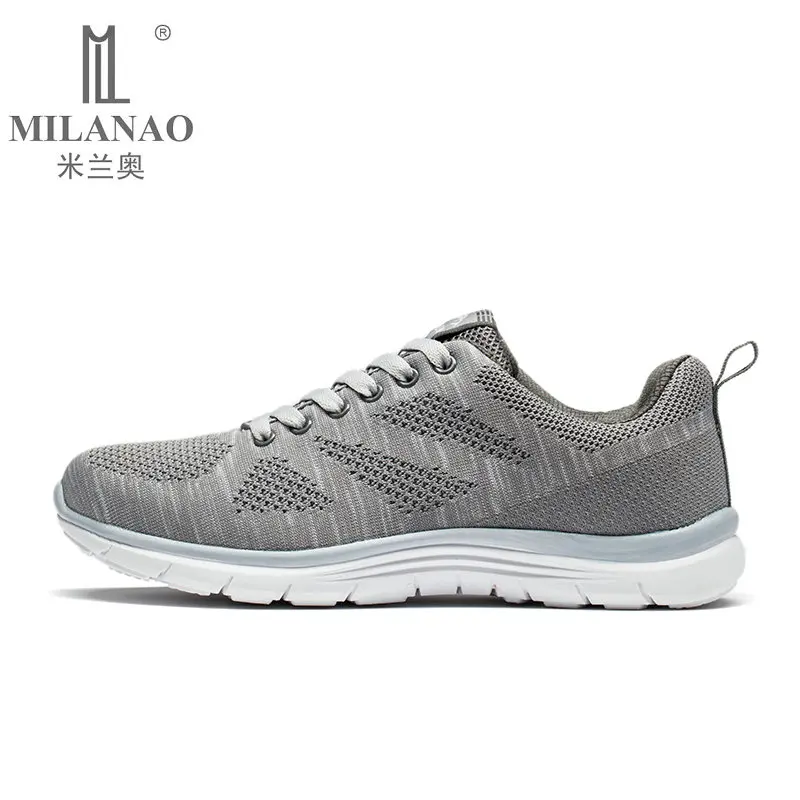 2016 MILANAO New Summer Sports Flyknit Racer Running font b Shoes b font font b For